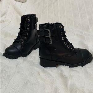 Little girl combat boots